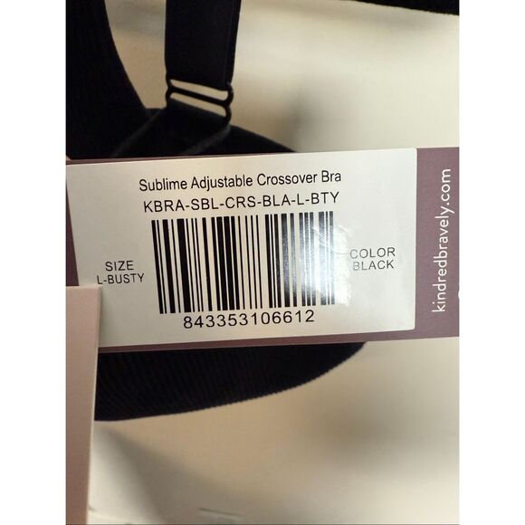 2-Kindred Bravely Sublime Nursing Bra, Wireless Adjustable Crossover, Maternity - Picture 3 of 5